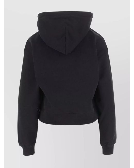 Jacquemus Blue Cotton Logo-Print Hoodie