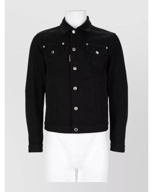 DSquared² Black Slim-Fit Denim Jeans for men