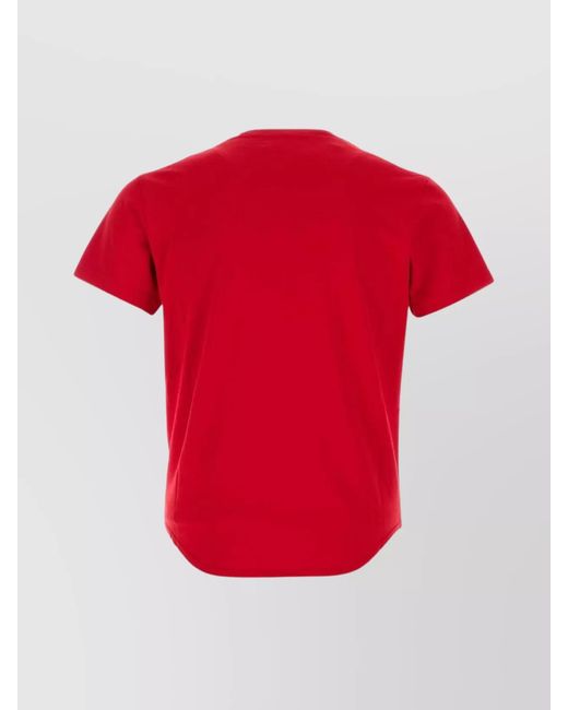DSquared² Red Printed Cotton T-Shirt for men