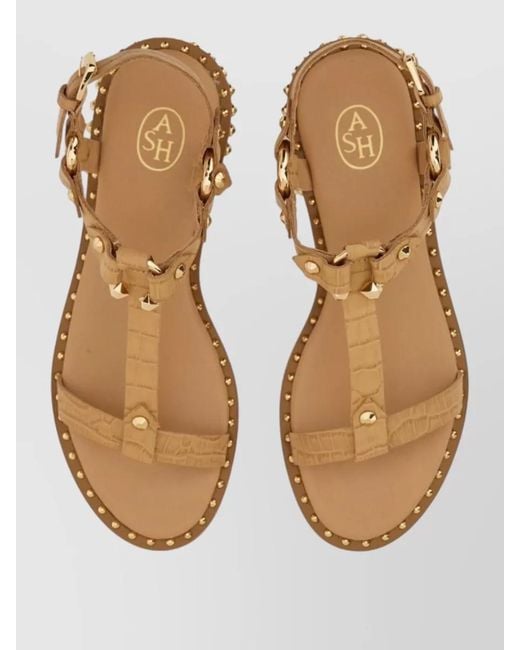 Ash Natural Leather Sandals