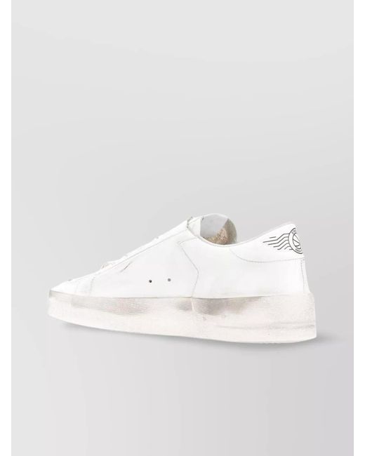 Golden Goose Deluxe Brand White Leather Low-Top Sneakers for men