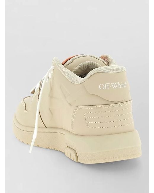 Off-White c/o Virgil Abloh Natural Thermoplastic Polyurethane Lace-Up Sneakers