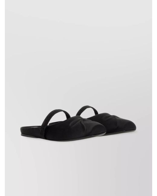 Marni White Silk Ballerina Flats