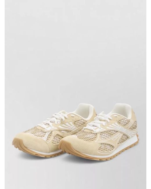 Bottega Veneta Natural Leather Low-Top Sneakers