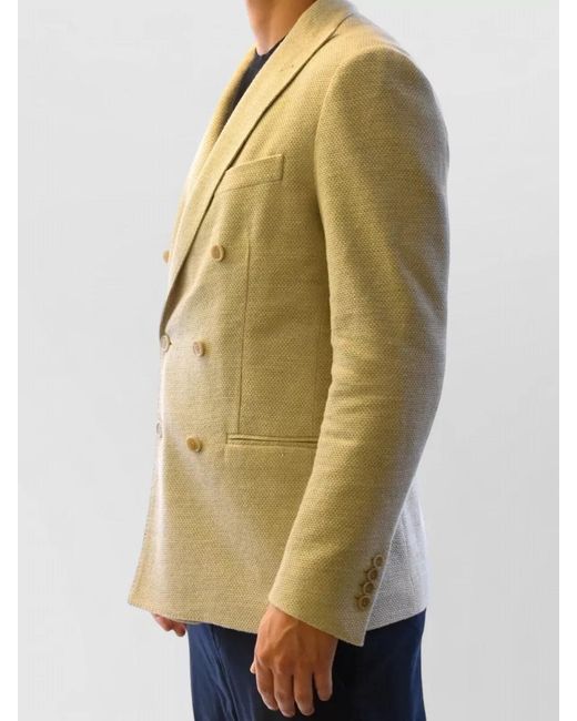 Fay Green Linen Blazer for men