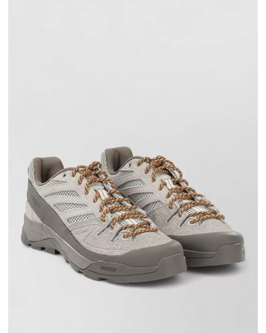 Salomon Gray X-Alp Woven Low-Top Sneakers for men