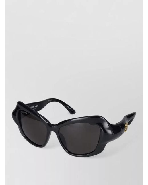Balenciaga Black Sunglasses Bb0353S Cat Eye Tinted Uv