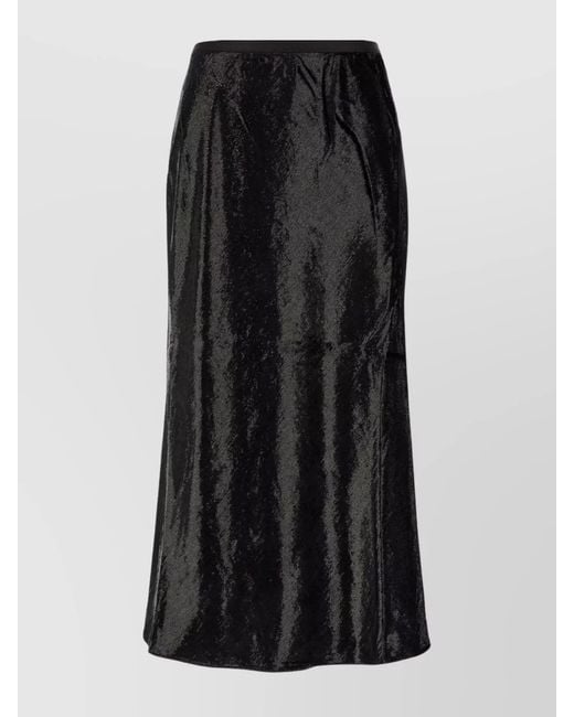 Polo Ralph Lauren Black Midi Straight Skirt