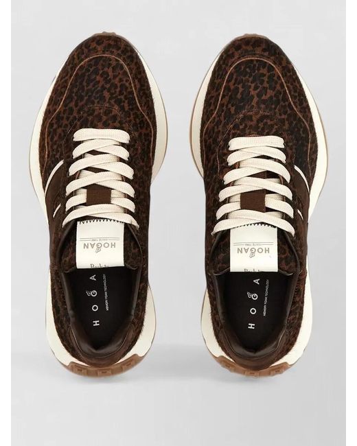 Hogan Multicolor H641 Pony Effect Leather Retro Sneakers
