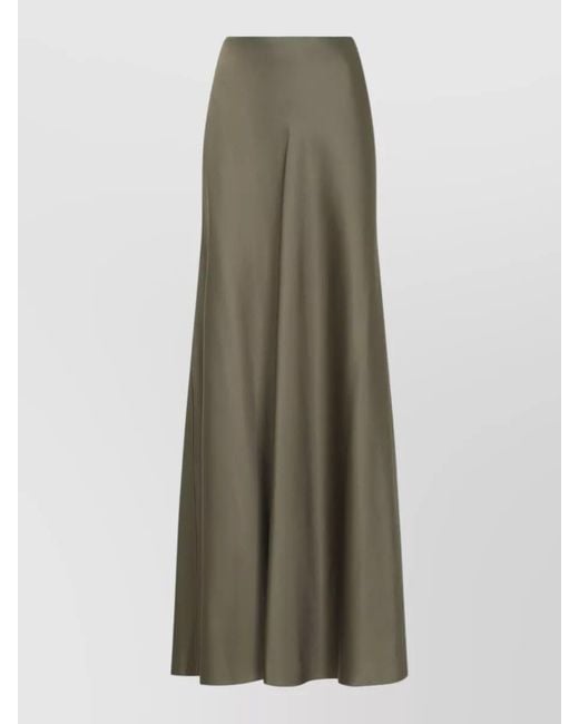 Ralph Lauren Green Masina A Line Skirt High Waist Maxi