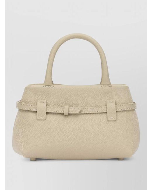 MANU Atelier Natural Mini Leather Handbag