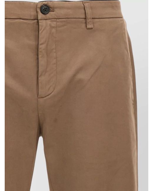 Department 5 Natural Cotton-Blend Straight-Leg Trousers for men