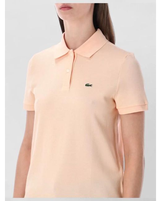 Lacoste Blue Cotton Short-Sleeve Polo Shirt
