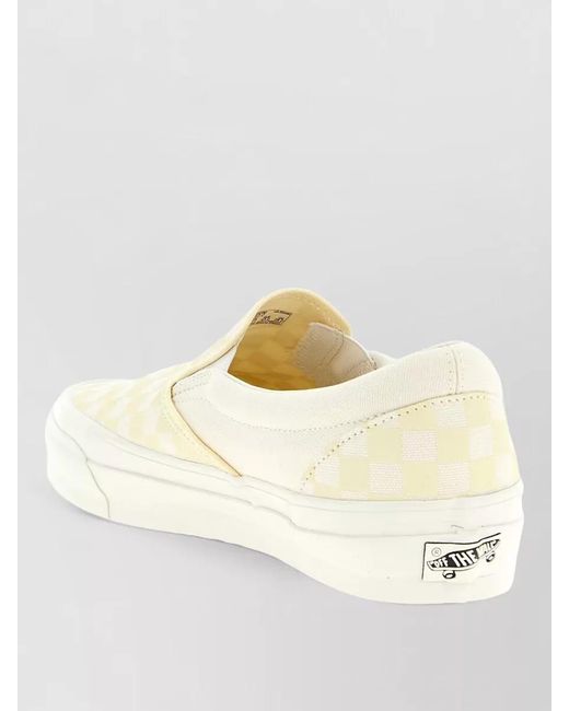 Vans Natural Slip On Sneakers Rubber Sole Design for men