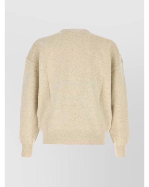 Isabel Marant Natural Oversize Crew Neck Sweater Atley for men