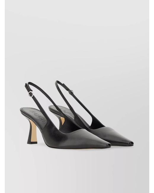 Aeyde Multicolor Slingback Sandals "Fernanda" Buckle Detail
