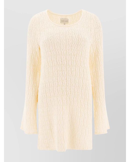 Loulou de Saison Natural Cotton Mini Dress