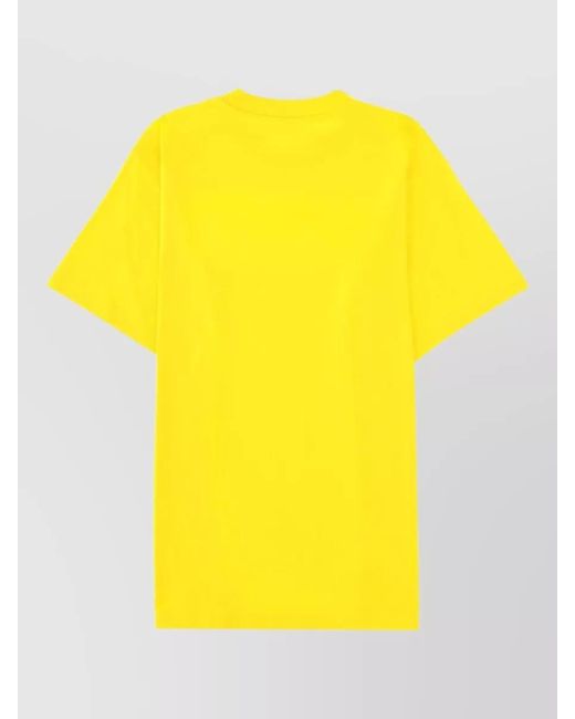 Moschino Yellow Logo T-Shirt for men