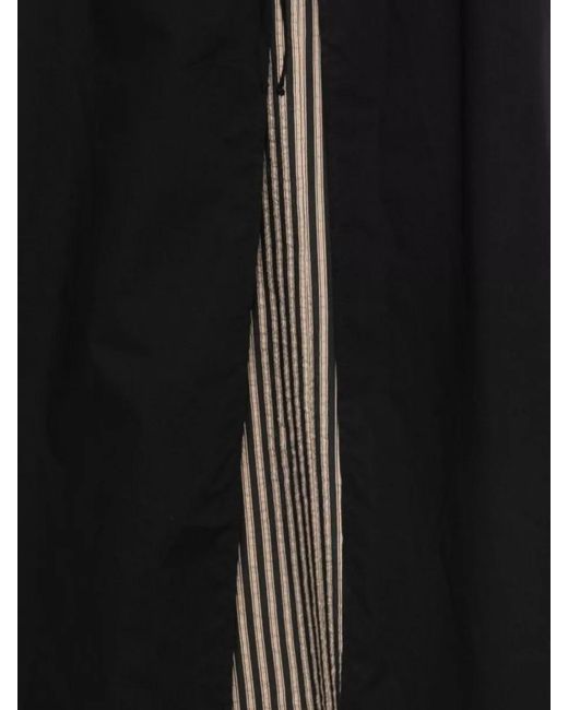 Alysi Black Long Dress Open Front Sleeveless V Neckline