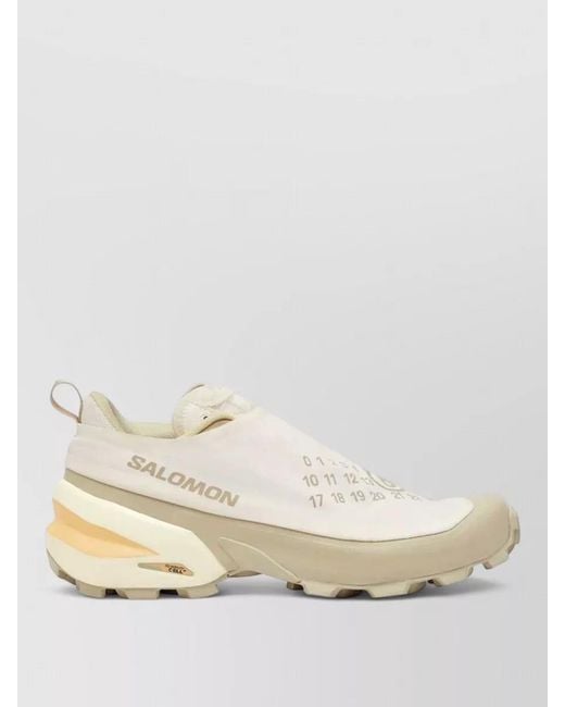 MM6 by Maison Margiela Natural Chunky Sole Lace Up Sneakers Collaboration for men