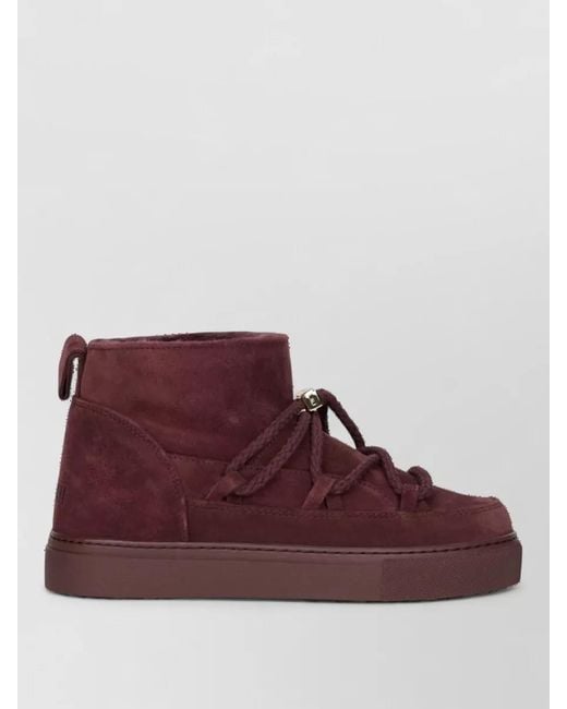 Inuikii Red Suede Snow Boots