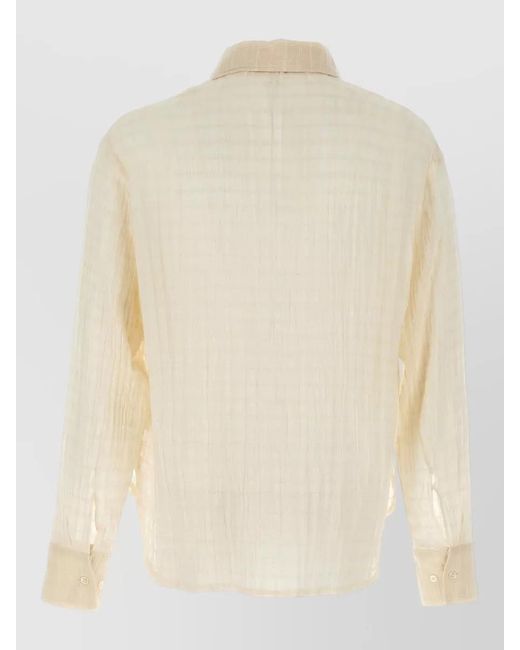 Séfr Natural Ignacio Shirt Straight Cut Long Cuffed Sleeves for men