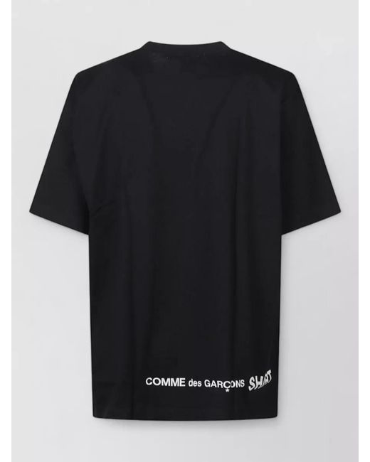 Comme des Garçons Black Logo Crew Neck Short Sleeve T Shirt for men