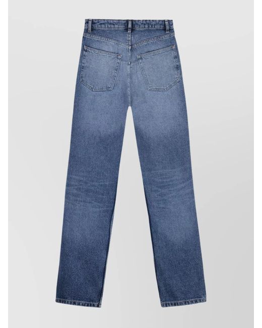 A.P.C. Blue Denim Straight-Leg Jeans
