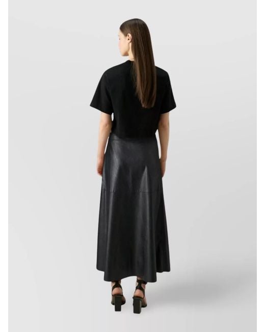 Pinko Black A-Line Skirt
