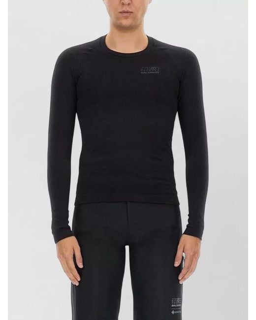 MM6 MAISON MARGIELA X SALOMON Blue Technical Long Sleeve Crew Neck Top for men