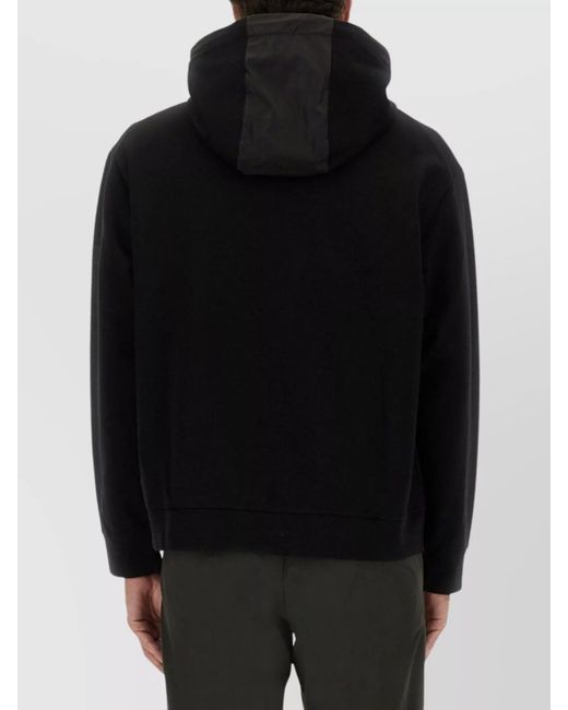 Premiata Black Cotton Zip Hoodie for men