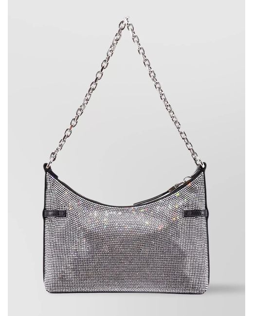 Givenchy Gray Facet Shoulder Bag