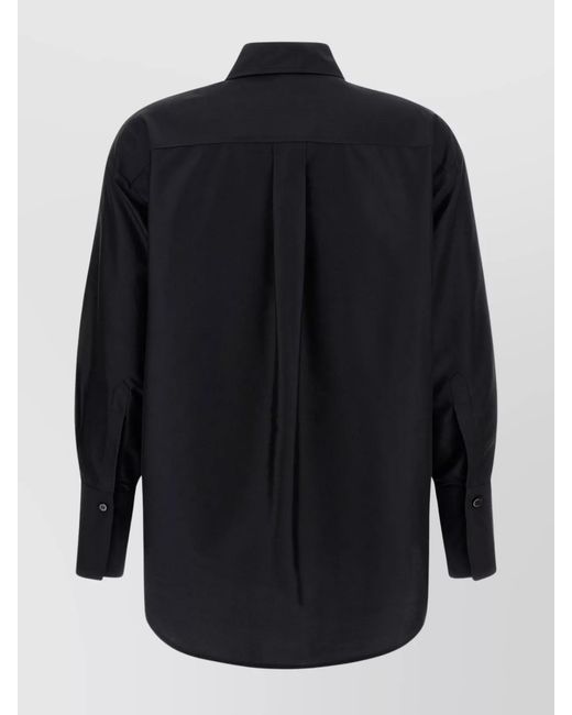 Alberto Biani Blue Silk Shirt