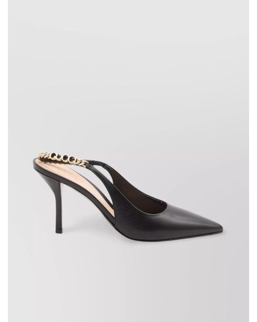Gucci Brown Leather Slingback Pumps