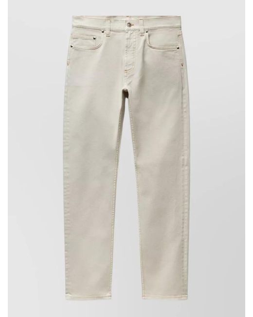 Versace Natural Denim Tapered Jeans for men