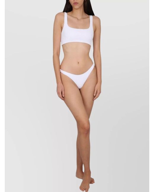 Alexander Wang White Logo Bikini Briefs