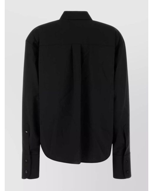Sportmax Black Virgin Wool Shirt
