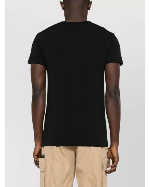 Versace Black T-Shirt Bi-Pack Jersey Topeka Bi-Stretch Cotton Organic New Logo for men