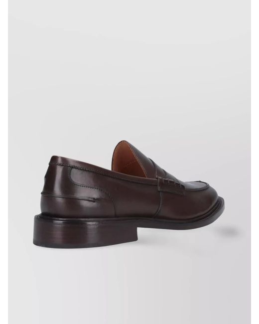 Tricker's Brown Leather Loafers for men