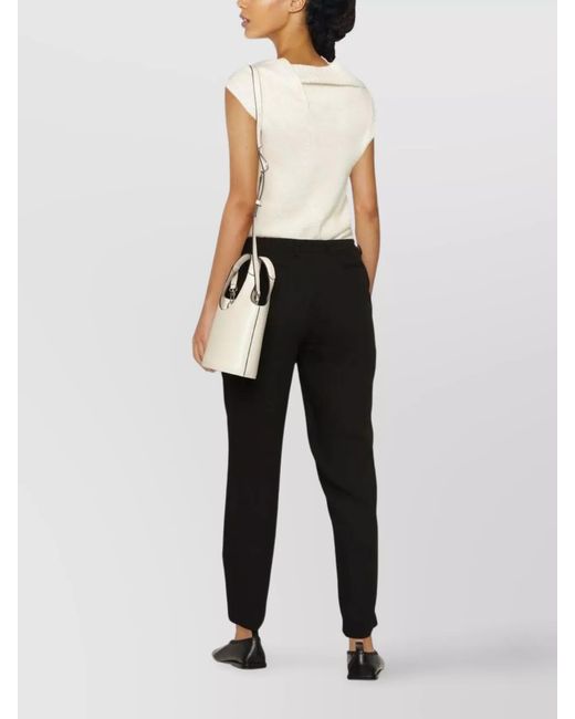 Fabiana Filippi Black Tailored Trousers