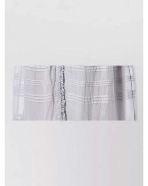 Isabel Marant White Paoline Tiered Maxi Skirt