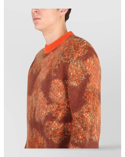 ERL Orange Regular-Fit Jumper for men