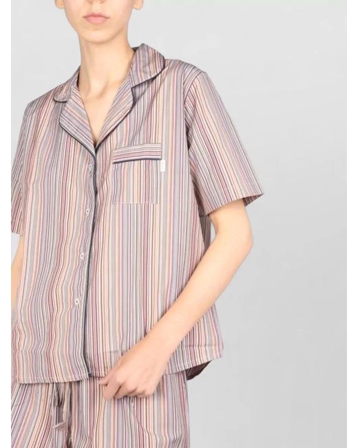 Paul Smith Pink Cotton Short Pyjama Set