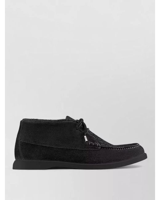 Dior Black Leather Boots for men
