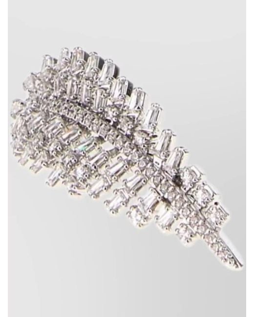 Swarovski White Metal Brooch