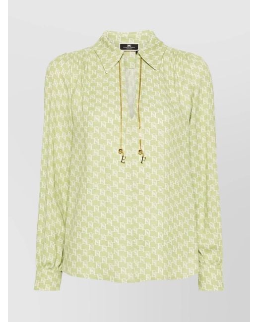 Elisabetta Franchi Yellow Blouse