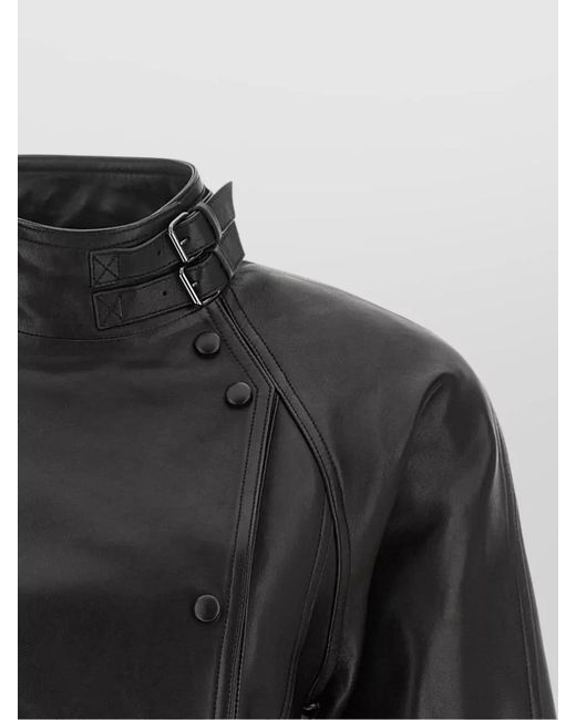 Balmain Black Lamb Leather Jacket