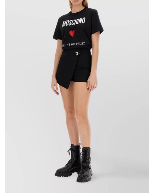 Moschino Black Regular-Fit T-Shirt