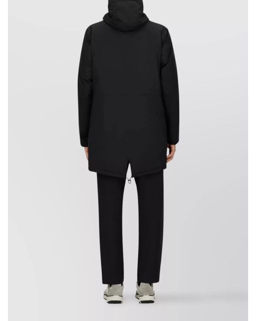Herno Blue Hooded Down Parka for men