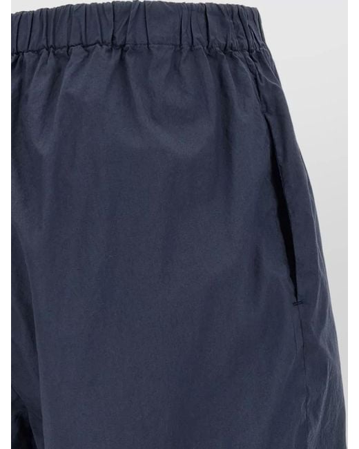 Xacus Blue Carlotta Bermuda Shorts Side Pockets Design